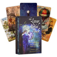 The Lunar Nomad Oracle kortų ir knygos rinkinys Weiser Books